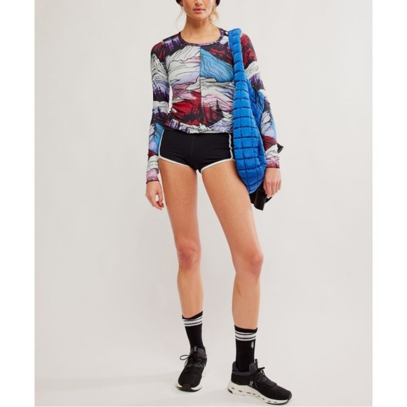 FP MOVEMENT by Free People Right On Run Long Sleeve Layer Tee•Size L•NWOT! - Picture 6 of 11